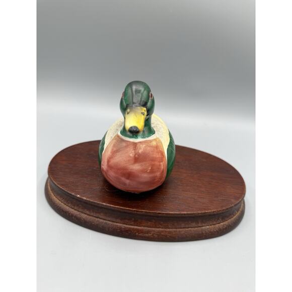Vintage Mallard Duck Lint Brush Clothes Brush Figurine Made in Japan 6” - Picture 2 of 12